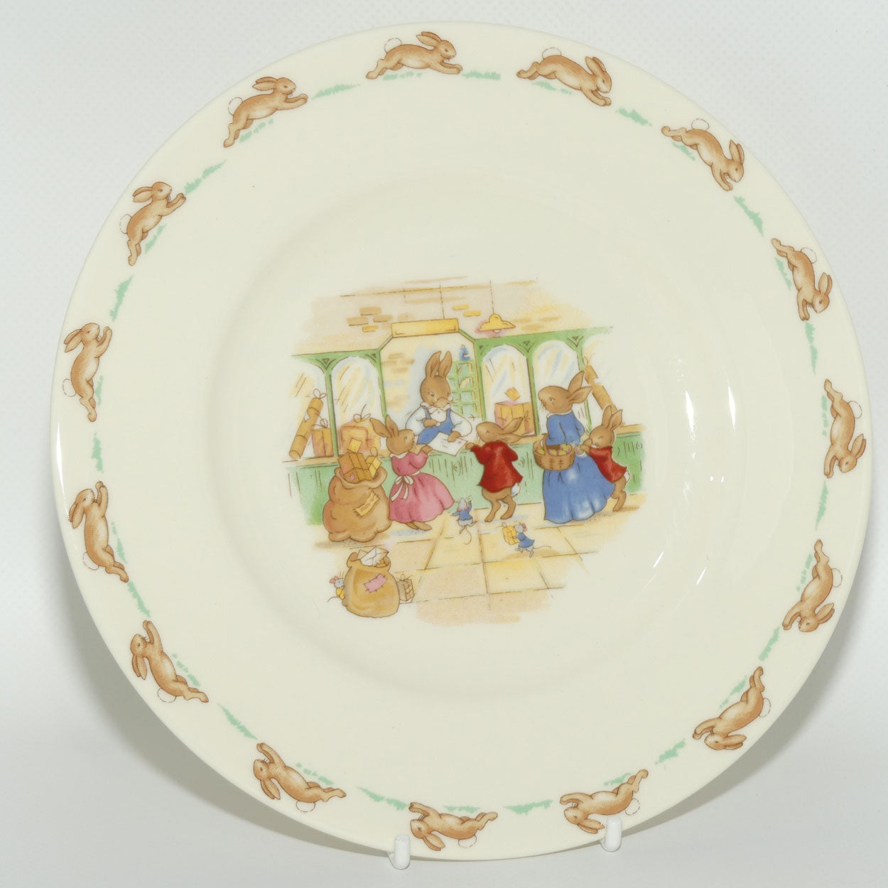 Royal Doulton Bunnykins Tableware Posting Letters plate | 20cm | original box | #2