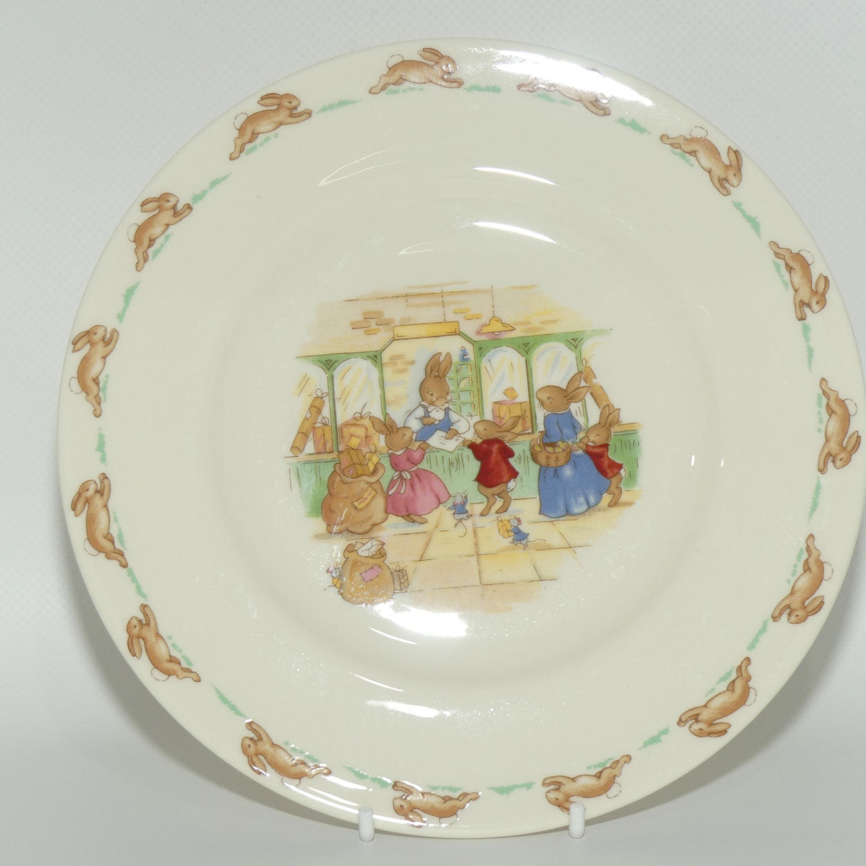 Royal Doulton Bunnykins Tableware Posting Letters plate | 20cm | original box | #2