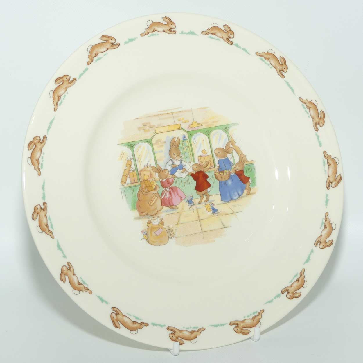 Royal Doulton Bunnykins Tableware Posting Letters plate | 20cm | original box