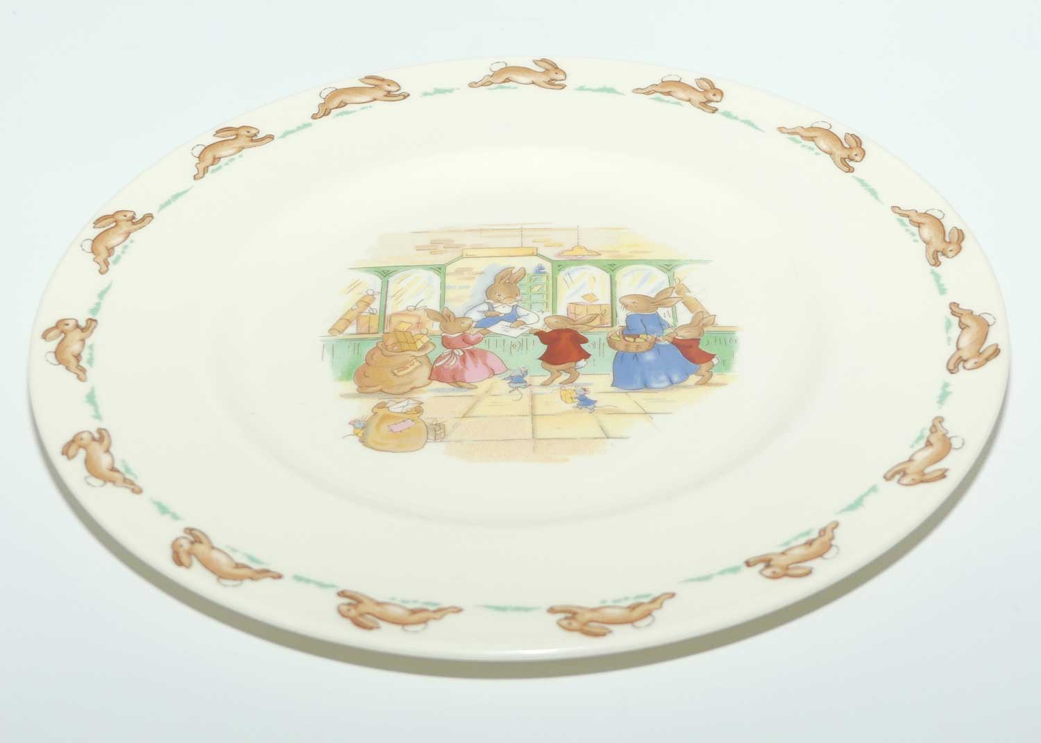 Royal Doulton Bunnykins Tableware Posting Letters plate | 20cm | original box