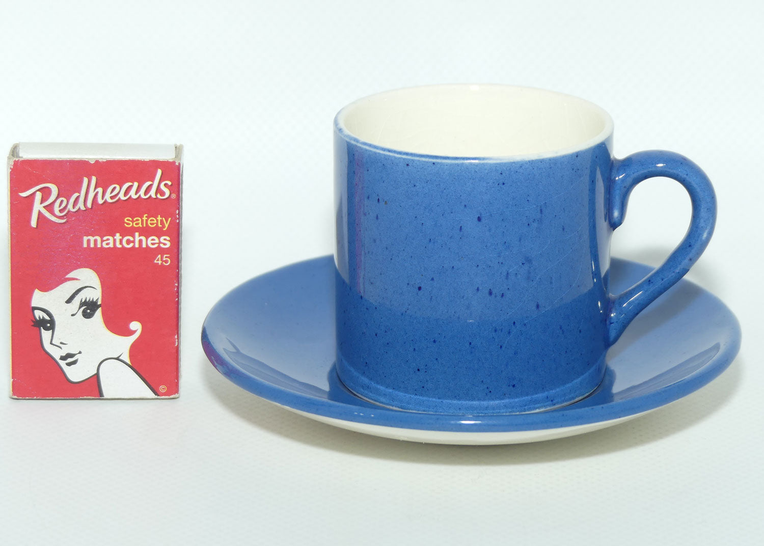 Moorcroft Powder Blue demi tasse duo | #1