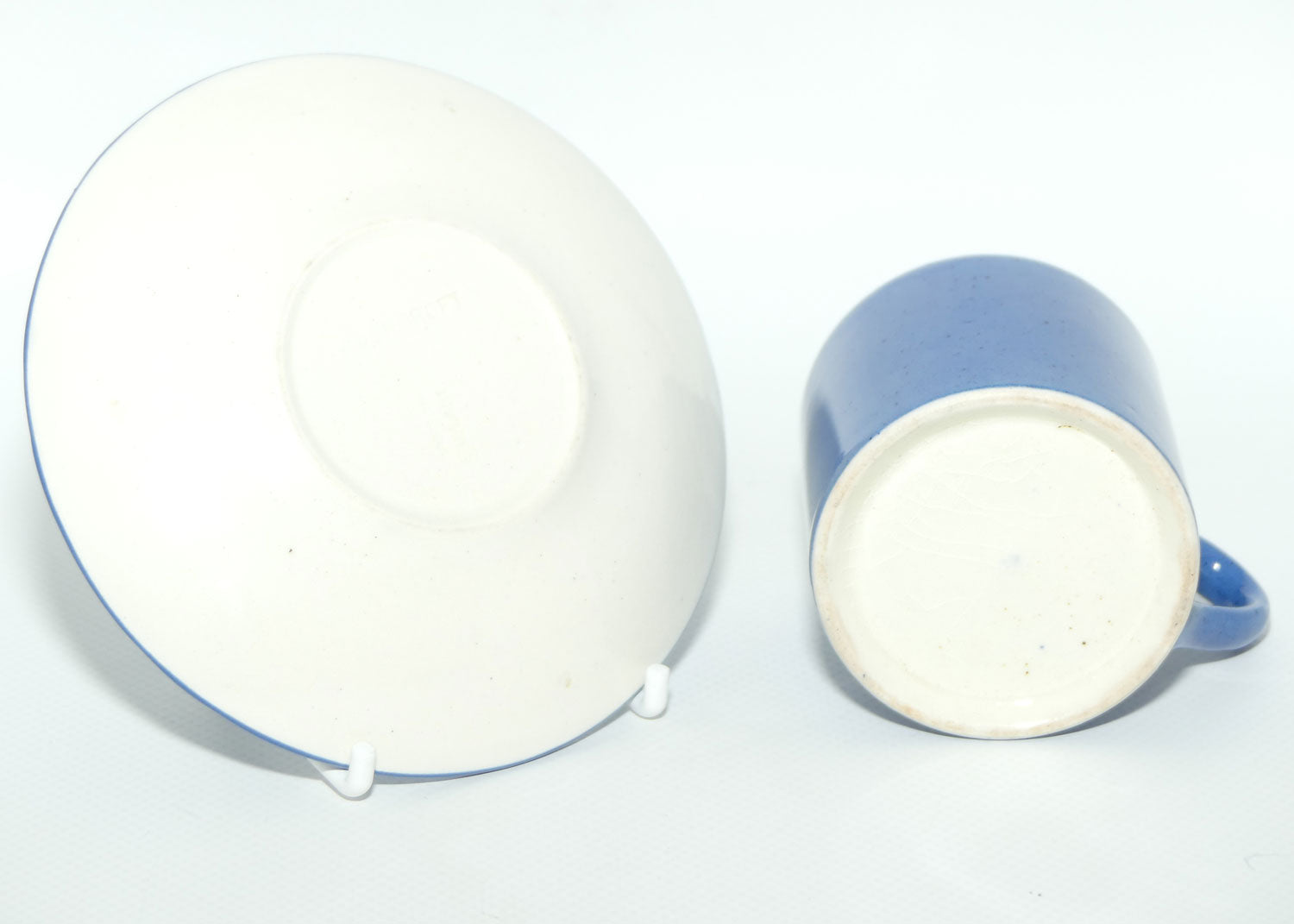 Moorcroft Powder Blue demi tasse duo | #1