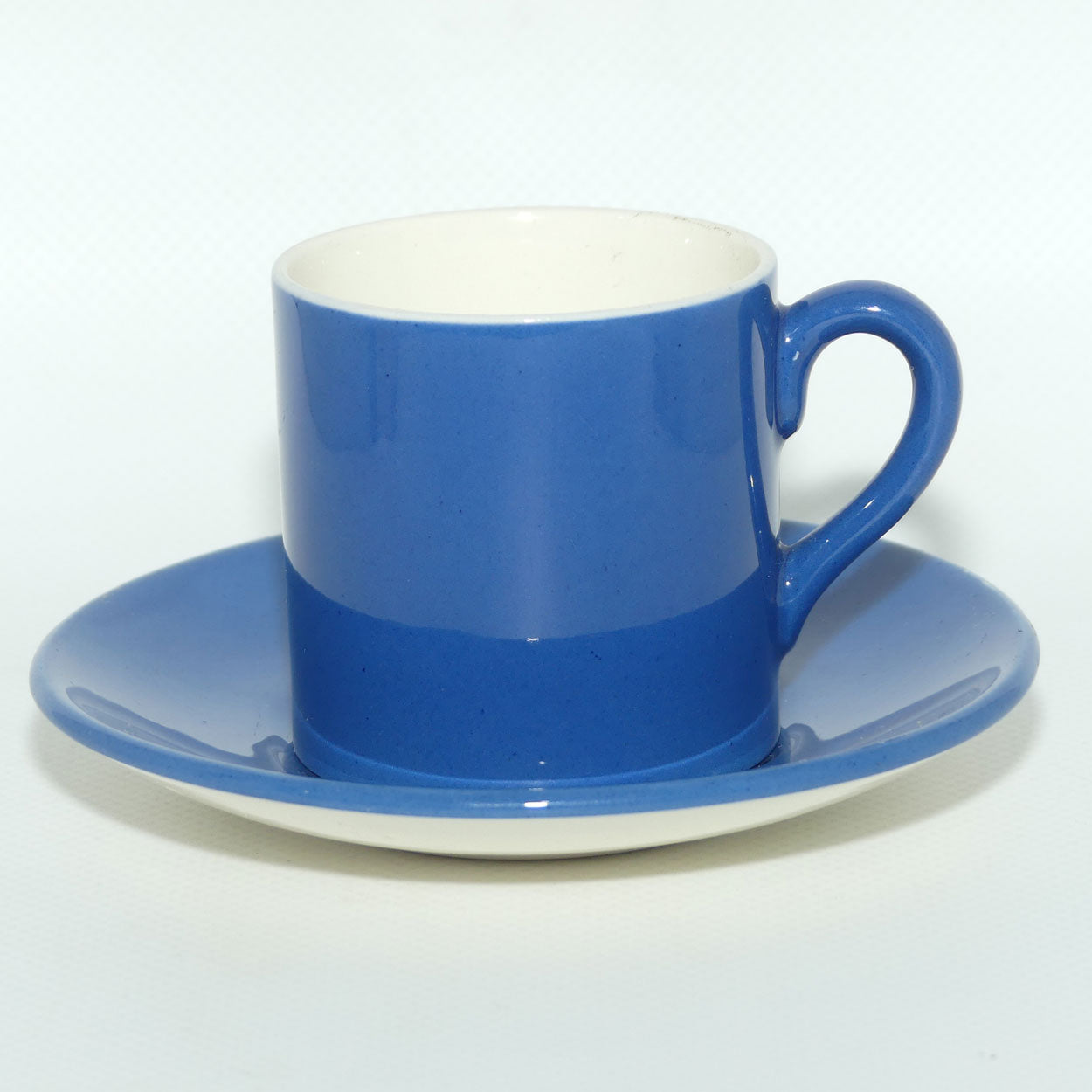 Moorcroft Powder Blue demi tasse duo