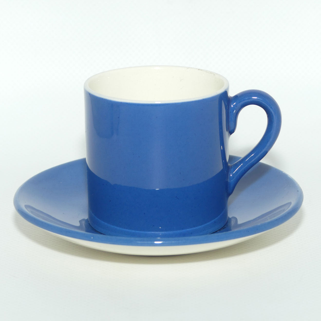 Moorcroft Powder Blue demi tasse duo