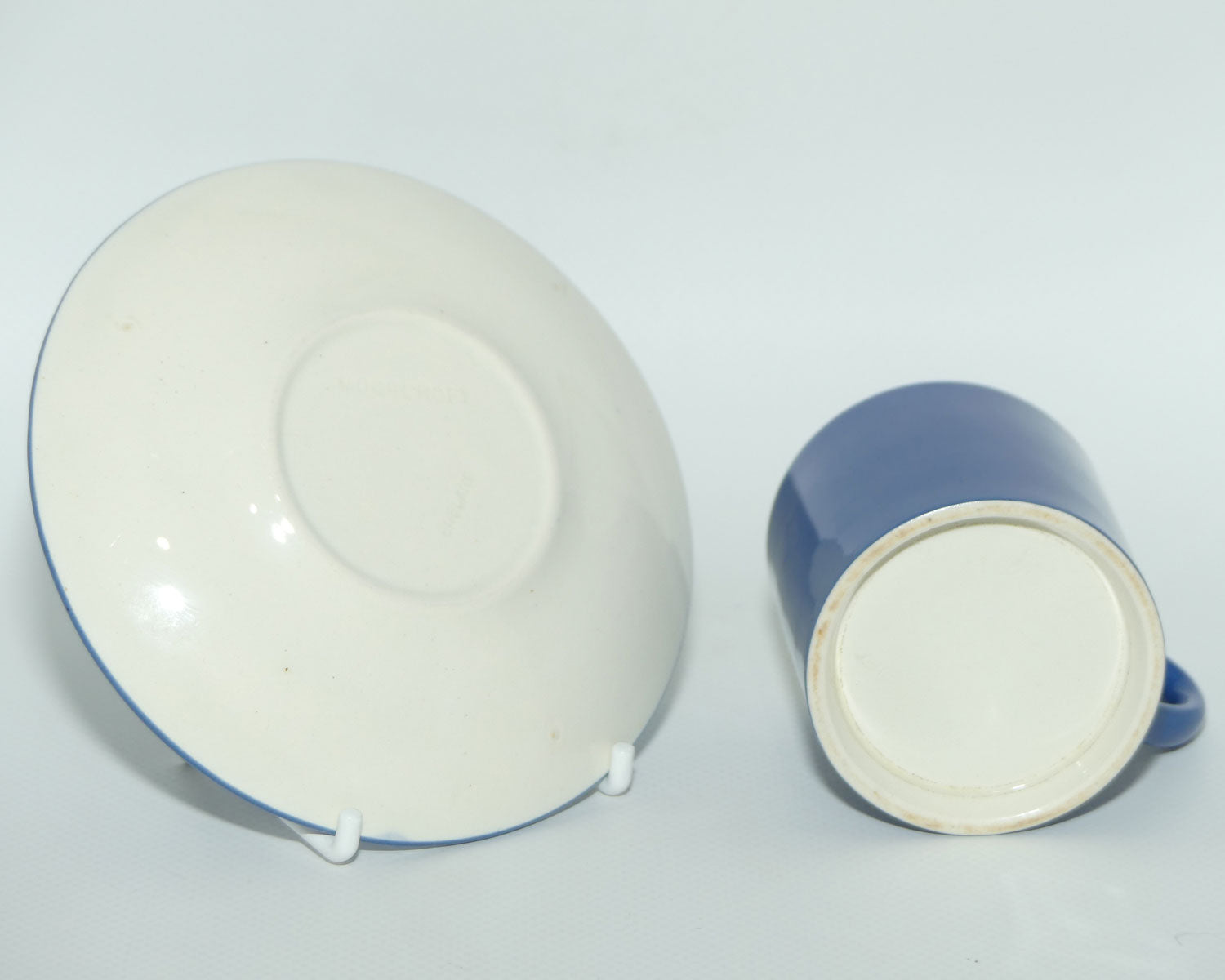 Moorcroft Powder Blue demi tasse duo