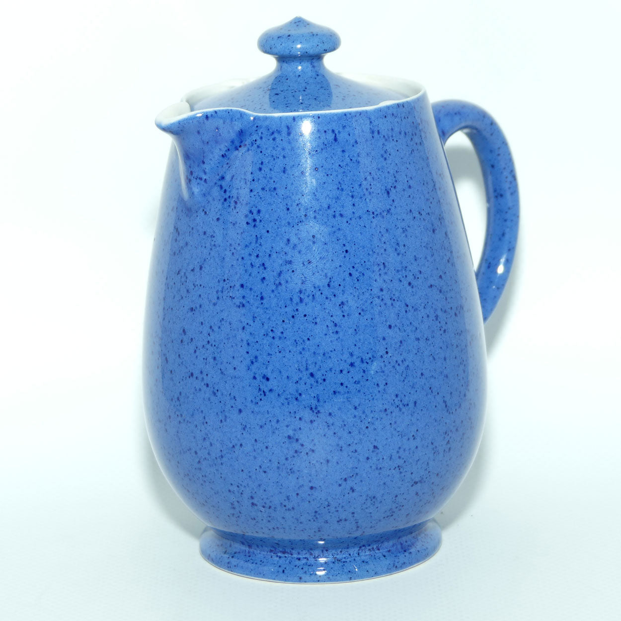 Moorcroft Powder Blue jug | Fitted Lid | 13.5cm tall
