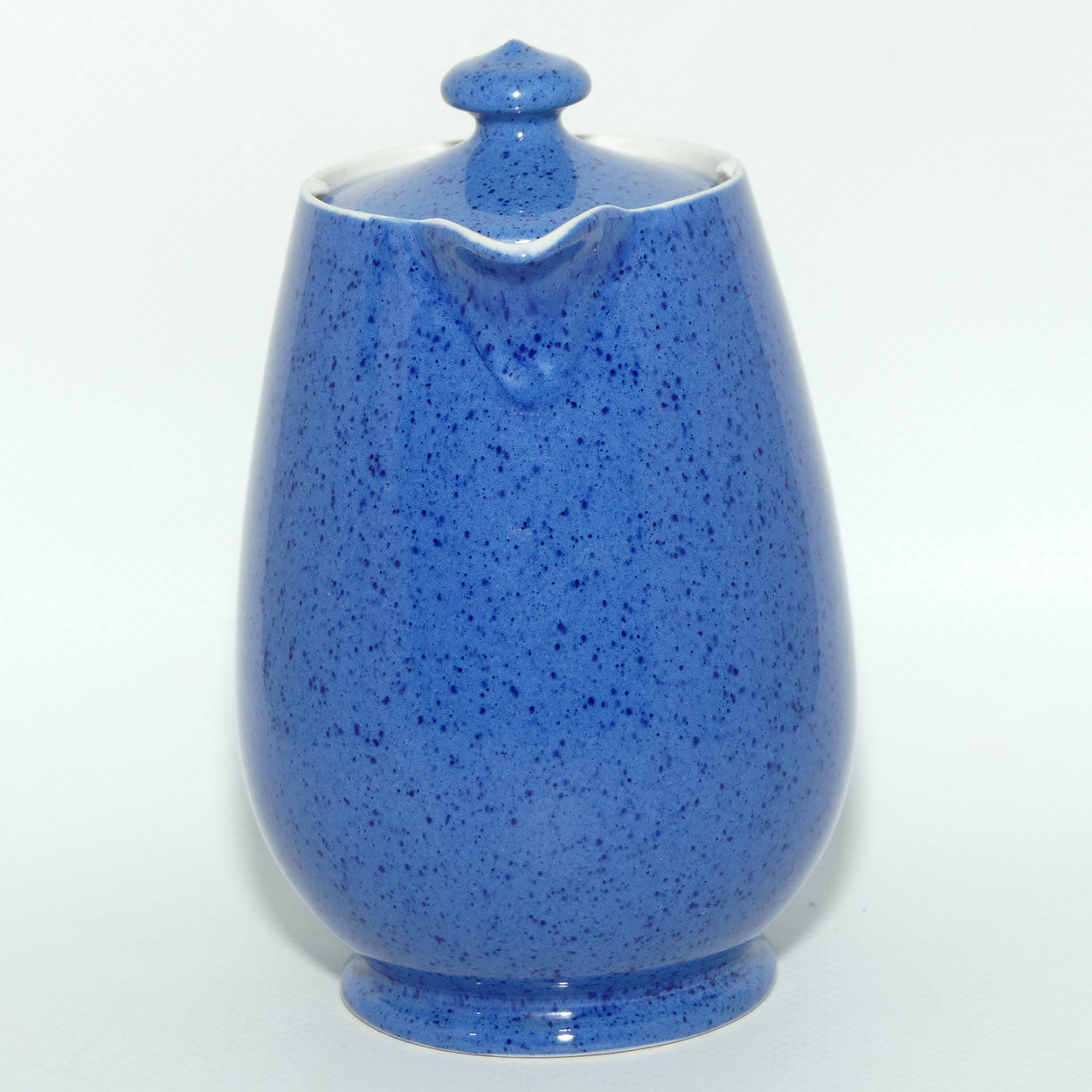 Moorcroft Powder Blue jug | Fitted Lid | 13.5cm tall