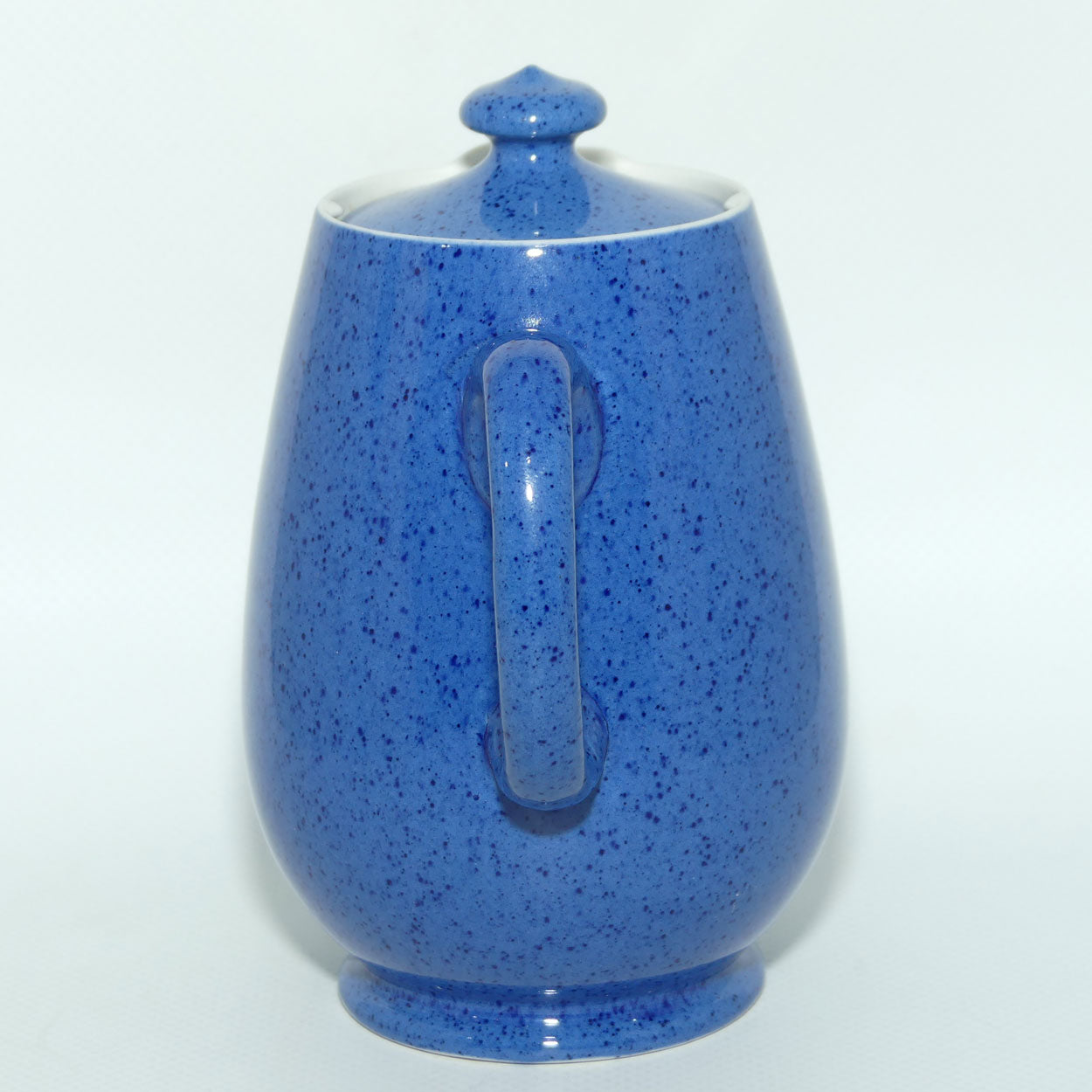 Moorcroft Powder Blue jug | Fitted Lid | 13.5cm tall