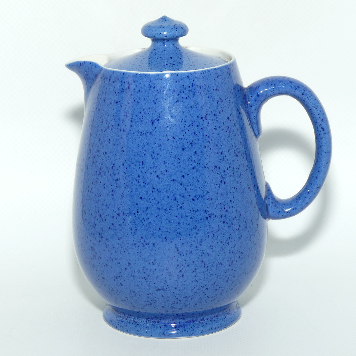 Moorcroft Powder Blue jug | Fitted Lid | 13.5cm tall