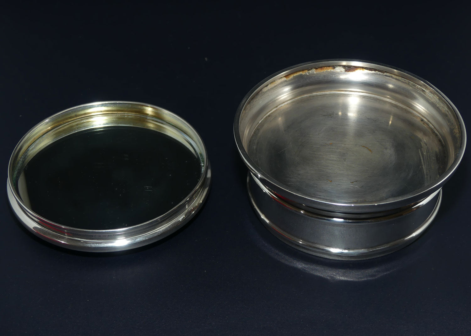 Sterling Silver Ladies dressing table powder bowl | Birmingham 1902