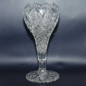 EAPG | Early American Pressed Glass Footed Chalice vase