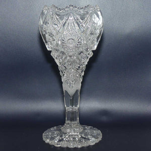 EAPG | Early American Pressed Glass Footed Chalice vase