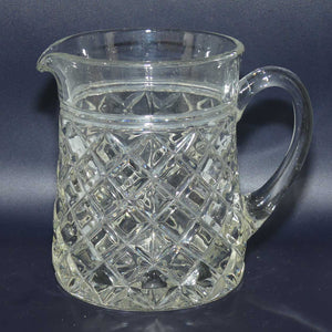 EAPG | Early American Pressed Glass diamond pattern water jug