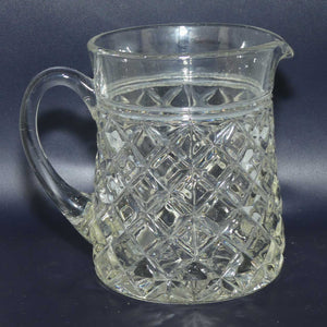 EAPG | Early American Pressed Glass diamond pattern water jug