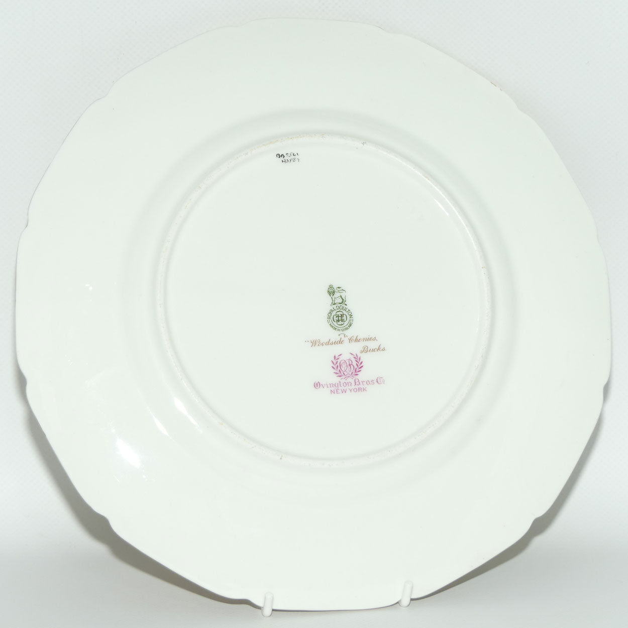 Royal Doulton hand painted Sundial at Woodside plate (Price) #2
