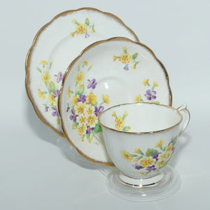 Royal Albert Bone China England Primroses | Primulette trio | Round plate