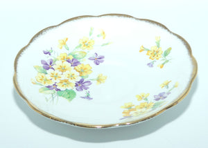 Royal Albert Bone China England Primroses | Primulette trio | Round plate