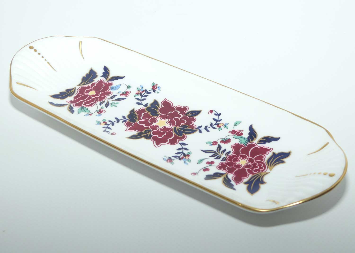 Royal Worcester mint tray | Prince Regent pattern | 23.5cms wide