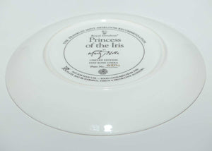 Royal Doulton Flower Maiden plate by Marty Noble | Princess of the Iris