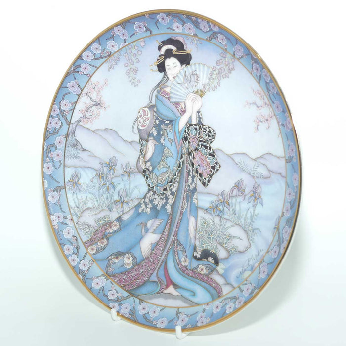 Royal Doulton Flower Maiden plate by Marty Noble | Princess of the Iris | boxed