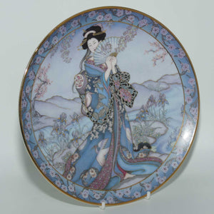 Royal Doulton Flower Maiden plate by Marty Noble | Princess of the Iris | boxed