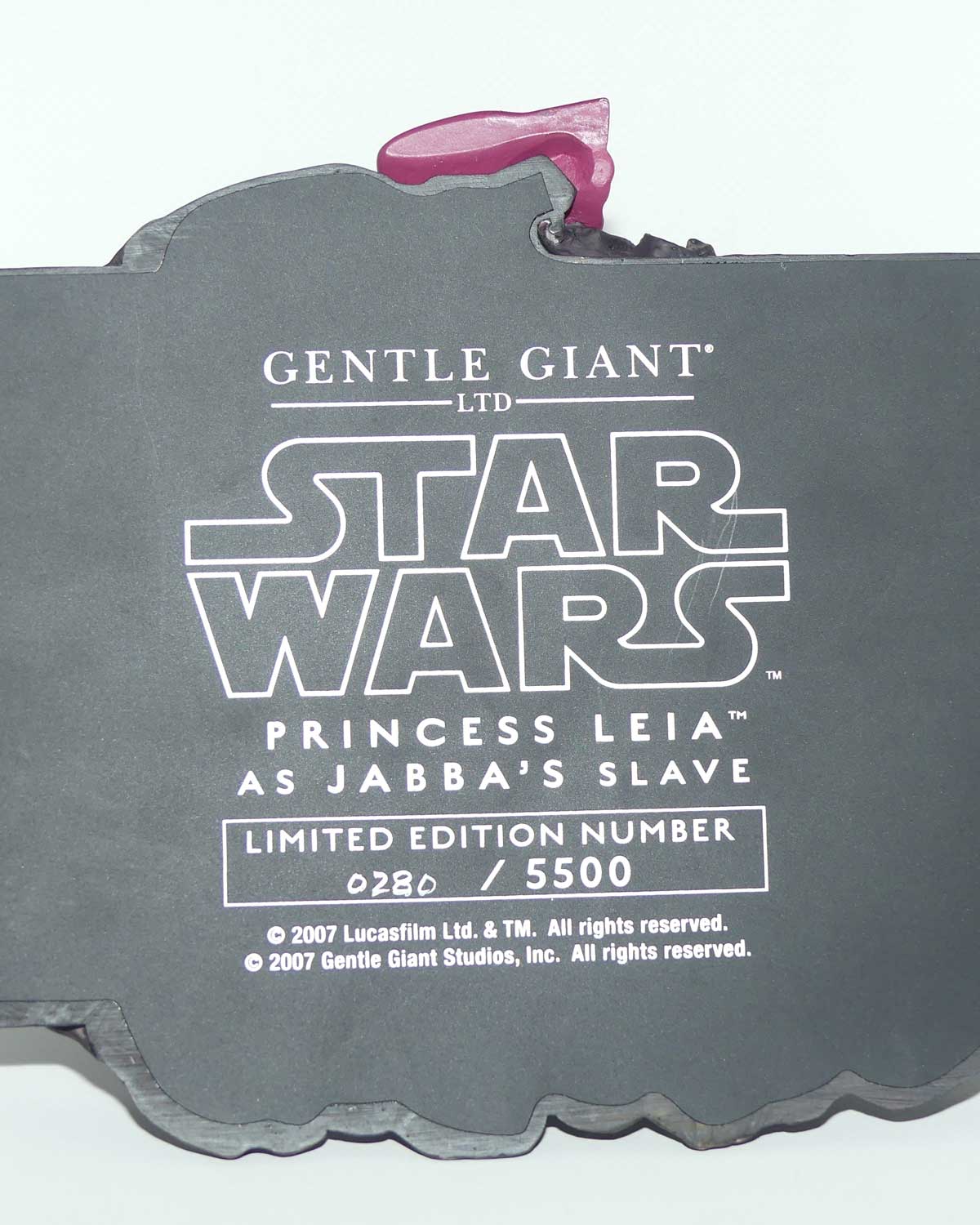 Gentle Giant Ltd | Star Wars figure | Princess Leia as Jabba's Slave | LE 280/5500 | Box + Cert