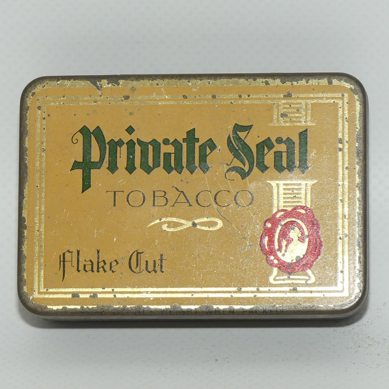 Private Seal Tobacco Flake Cut tobacco tin | Godfrey Phillips Aust Melbourne