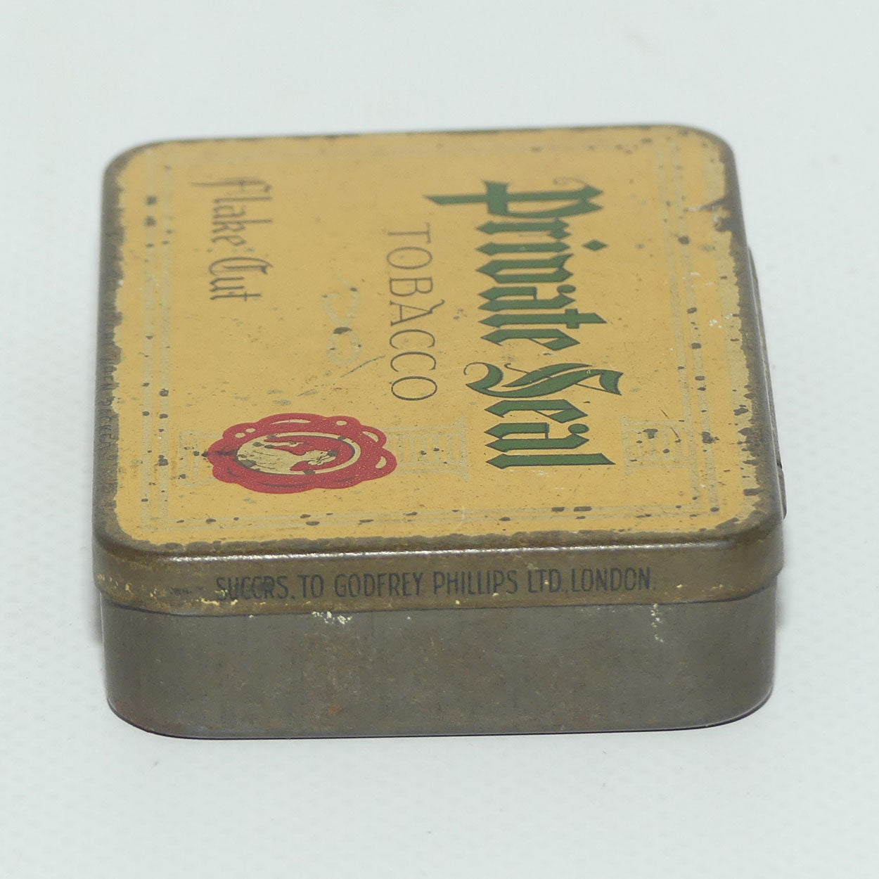 Private Seal Tobacco Flake Cut tobacco tin | Godfrey Phillips Aust Melbourne