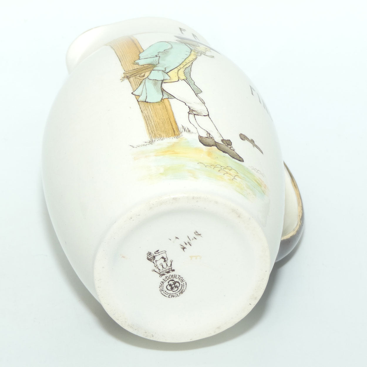 Royal Doulton Illustrated Proverbs Tavern shape jug D1748 | Fast Bind Fast Find