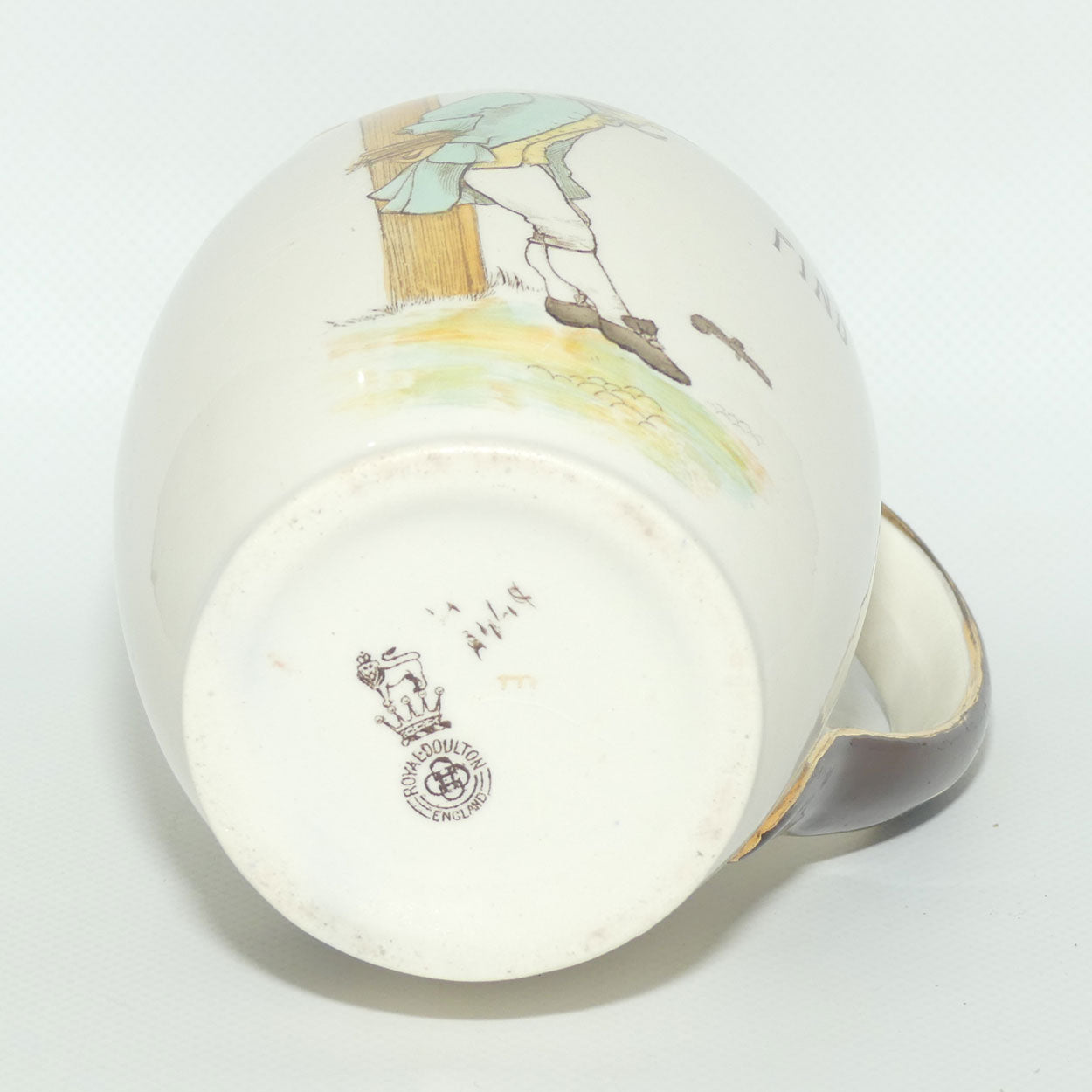 Royal Doulton Illustrated Proverbs Tavern shape jug D1748 | Fast Bind Fast Find
