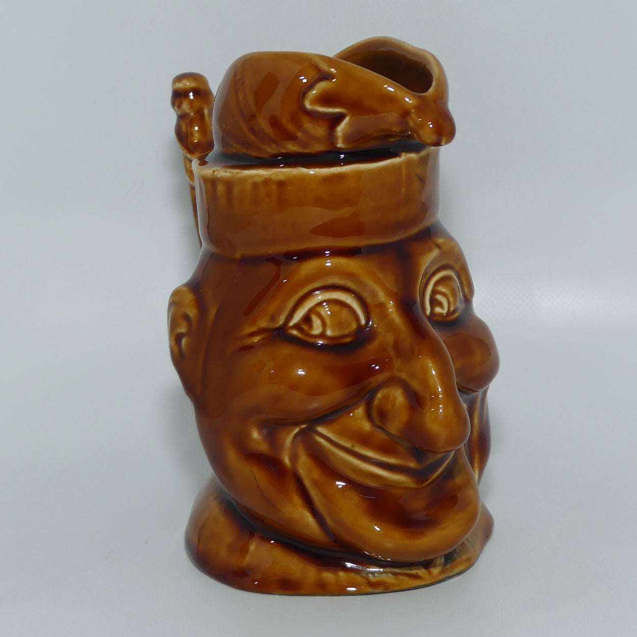 Falcon Ware England Punch | Mr Punch Holbein glaze character jug