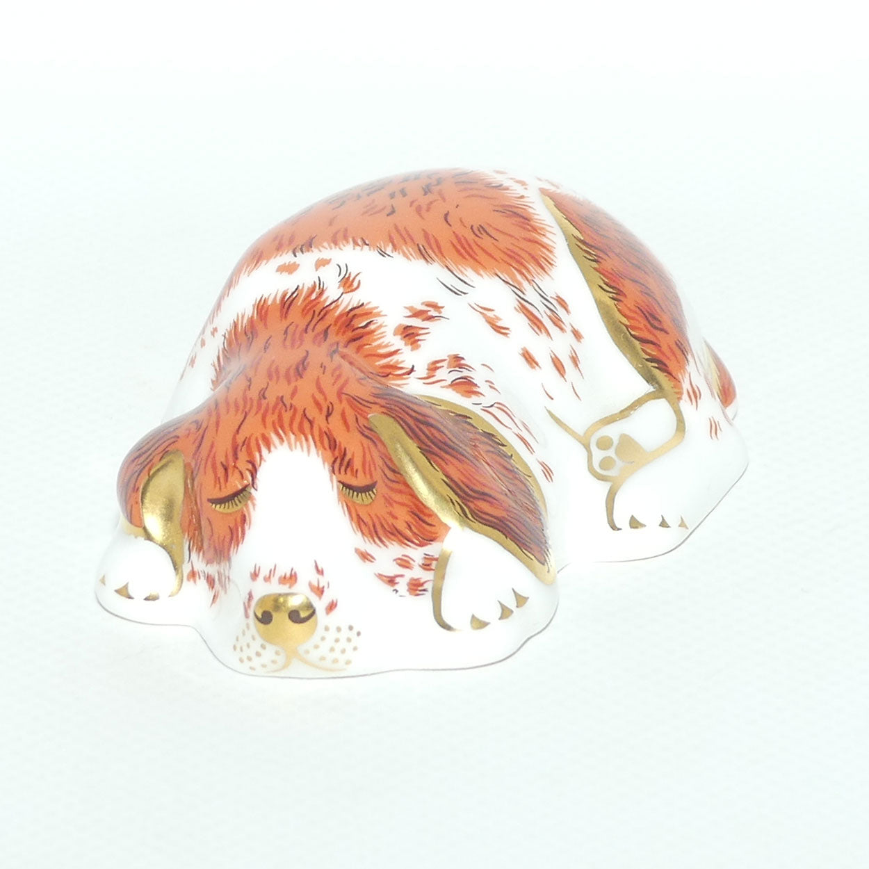 Royal Crown Derby paperweight | Puppy | Members Piece | boxed