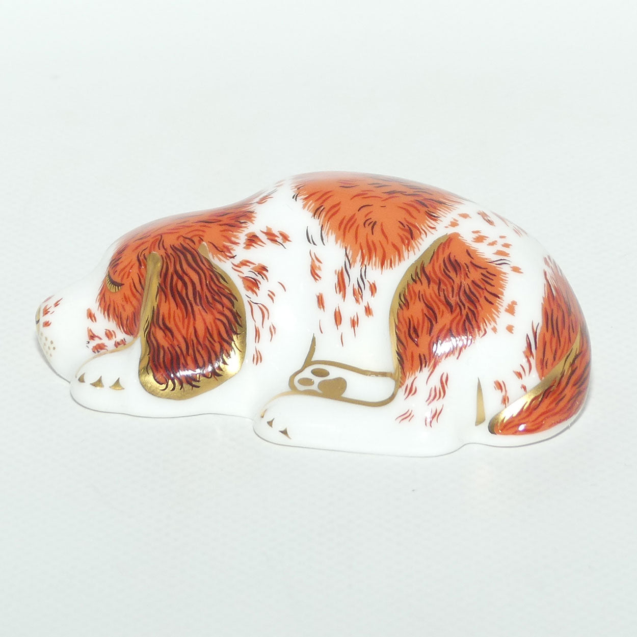 Royal Crown Derby paperweight | Puppy | Members Piece | boxed