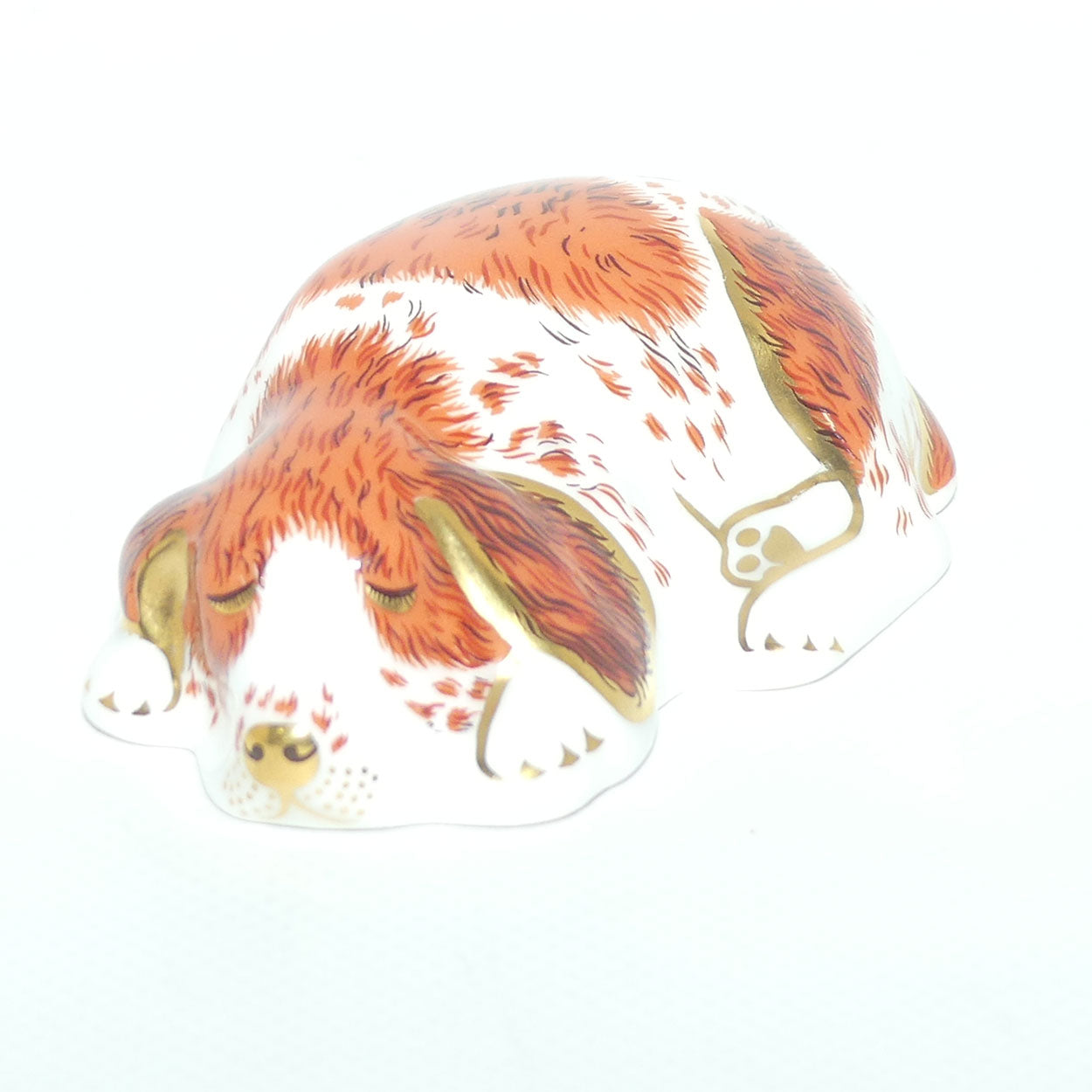 Royal Crown Derby paperweight | Puppy | Members Piece | boxed