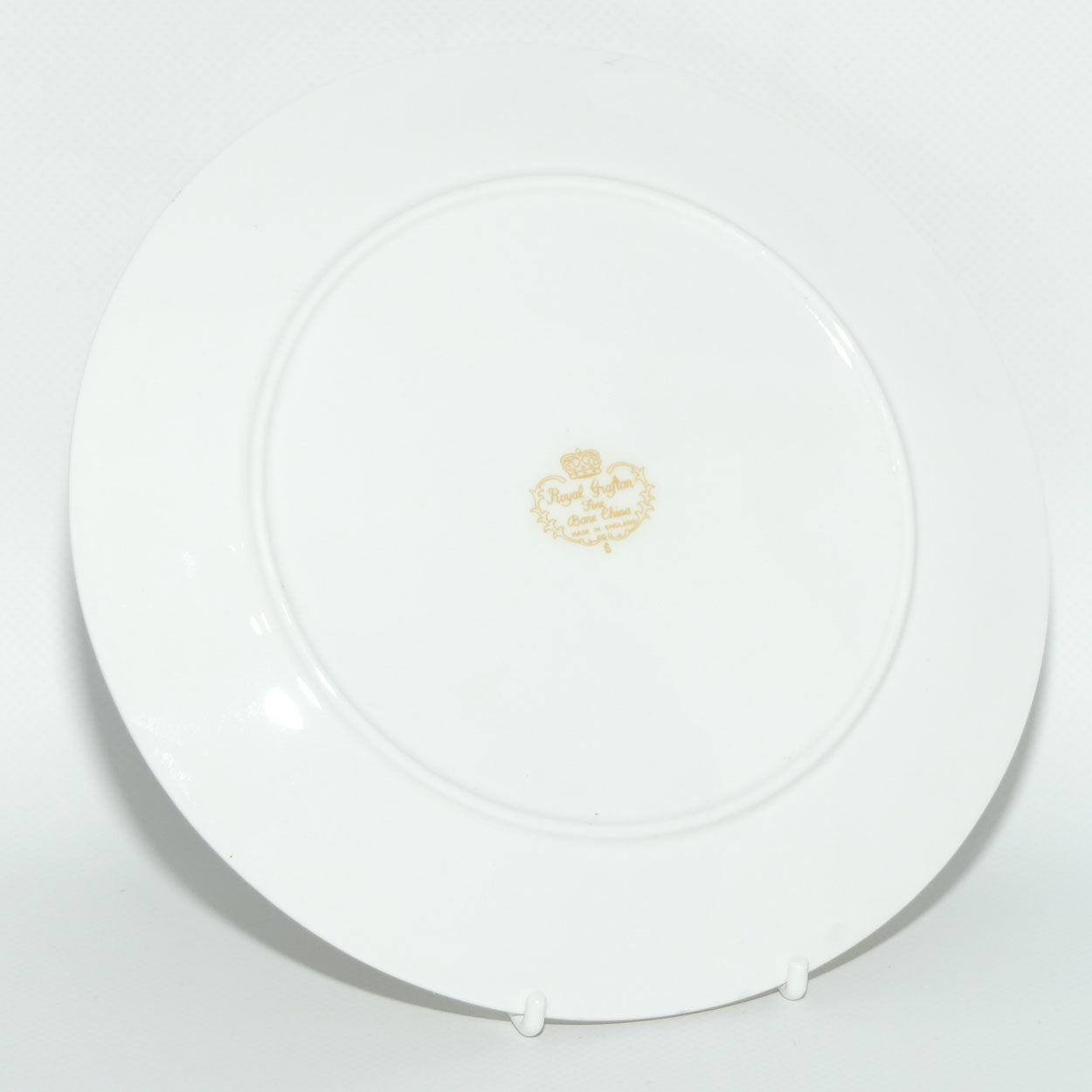 Royal Grafton Bone China Purple Pansy plate