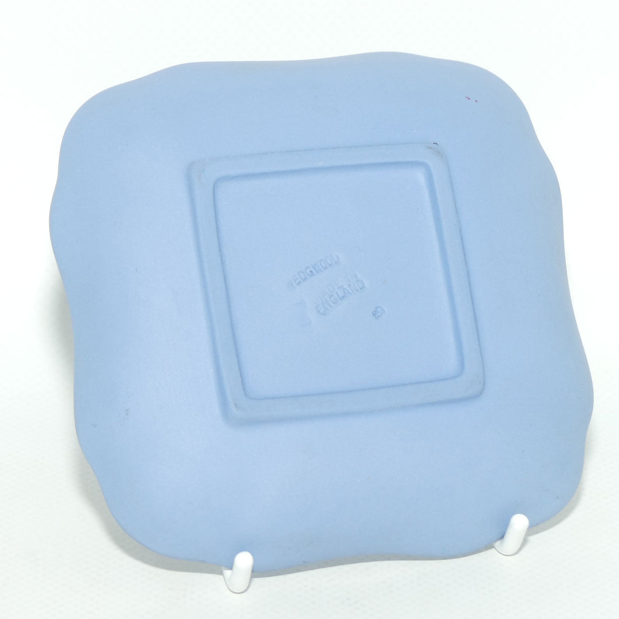 Wedgwood Jasper | White on Pale Blue | Putti square dish