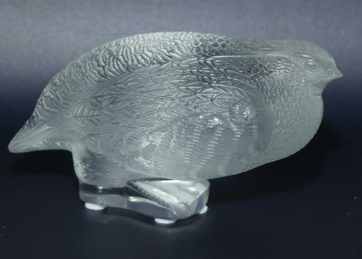 Lalique France Perdrix Quail figure
