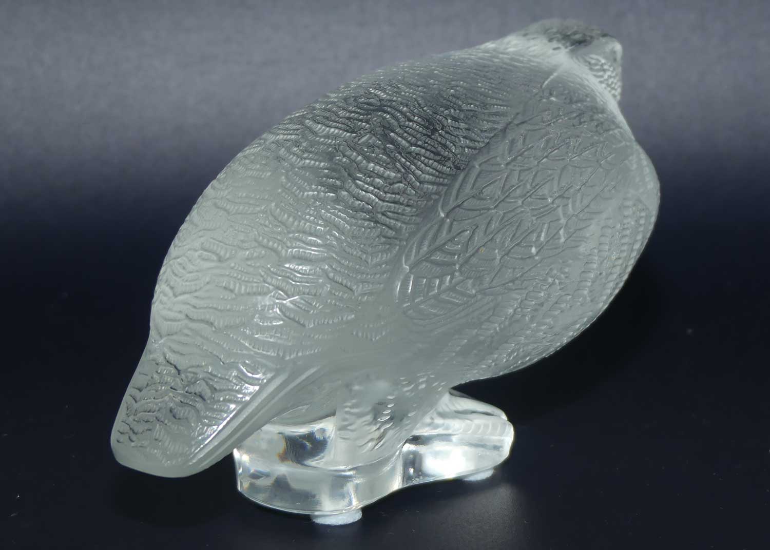 Lalique France Perdrix Quail figure