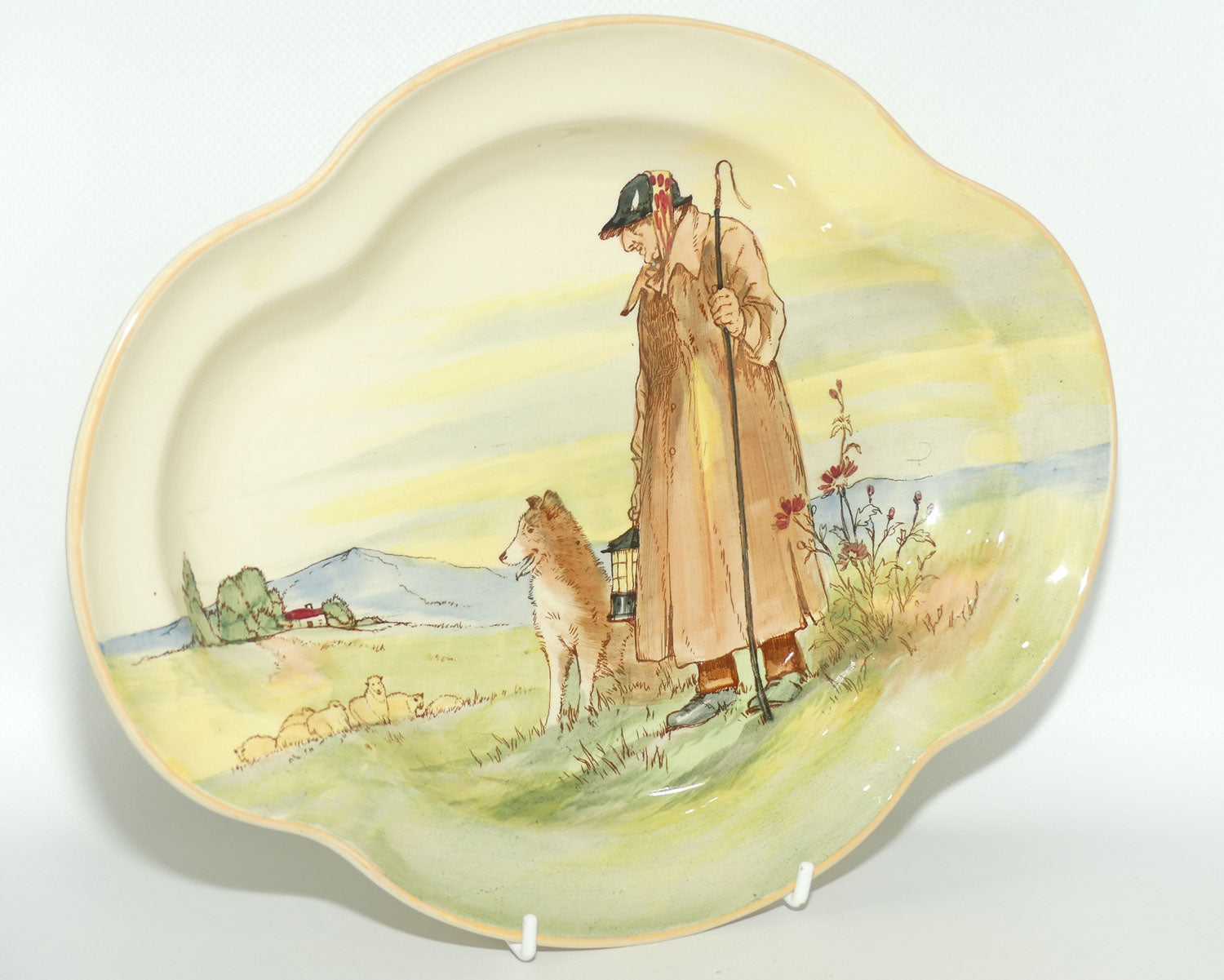 Royal Doulton Cotswold Shepherd quatrefoil shape bowl D5561 | #1