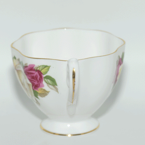 Queen Anne Bone China Roses pattern trio