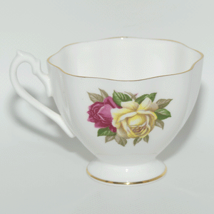 Queen Anne Bone China Roses pattern trio