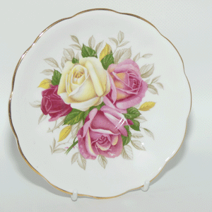 Queen Anne Bone China Roses pattern trio