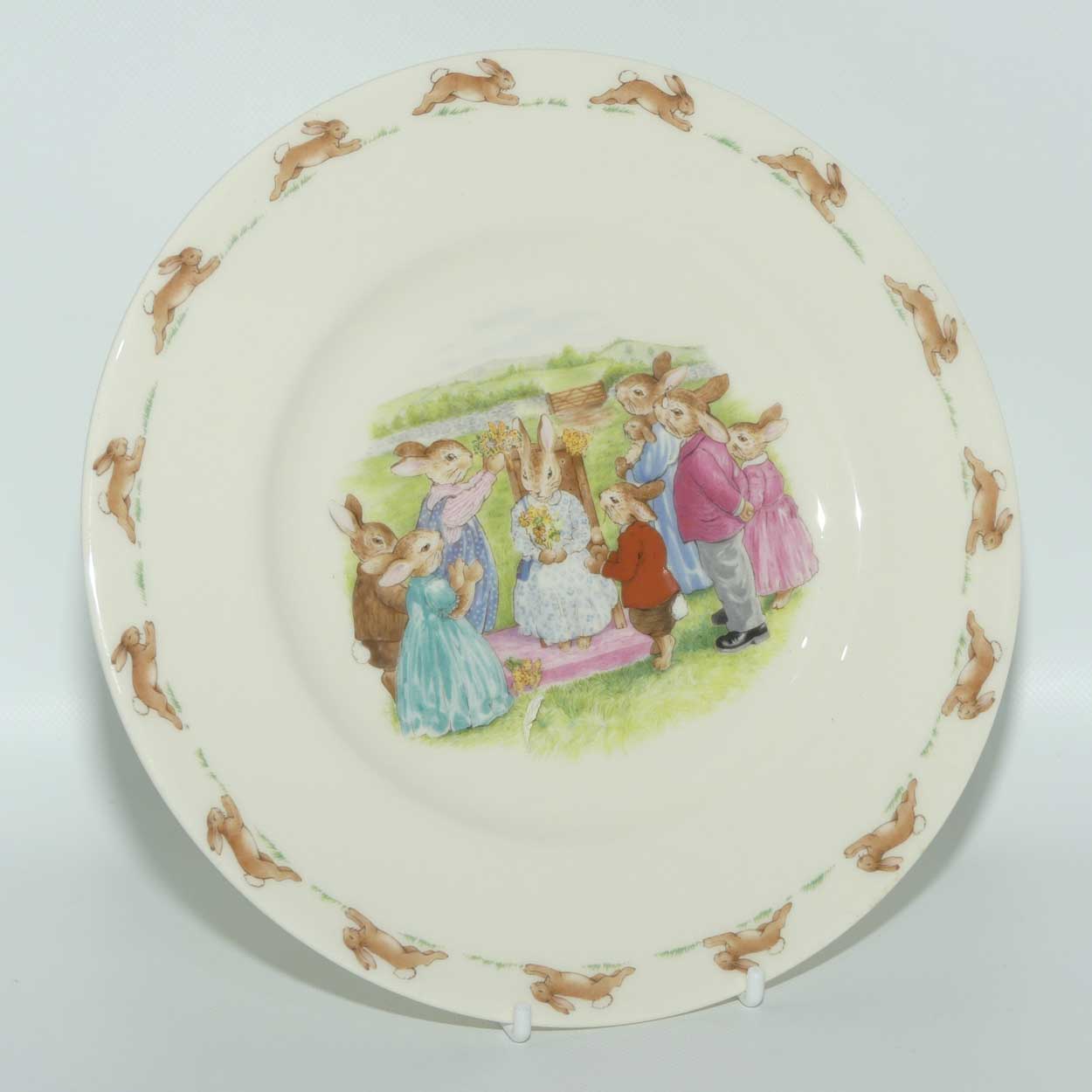 Royal Doulton Bunnykins Tableware Queen of the May plate | 20cm | original box