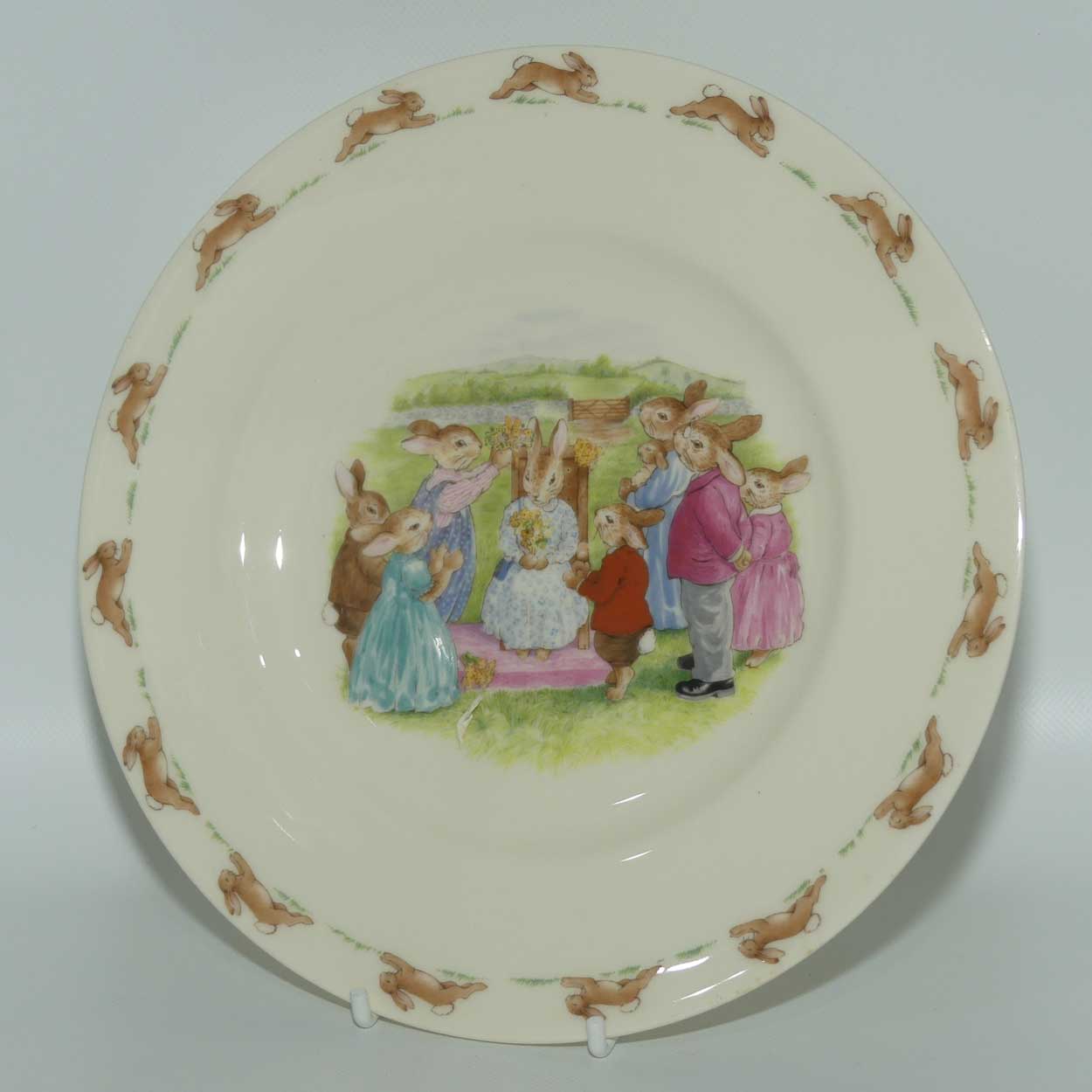 Royal Doulton Bunnykins Tableware Queen of the May plate | 20cm | original box