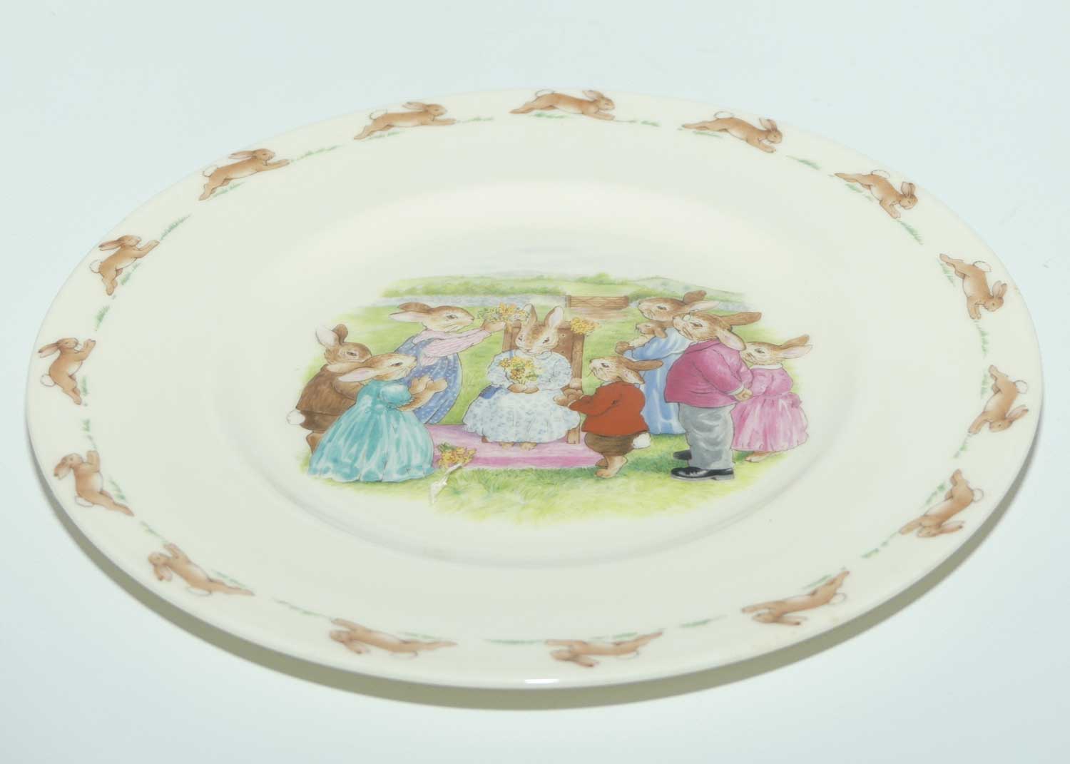 Royal Doulton Bunnykins Tableware Queen of the May plate | 20cm | original box