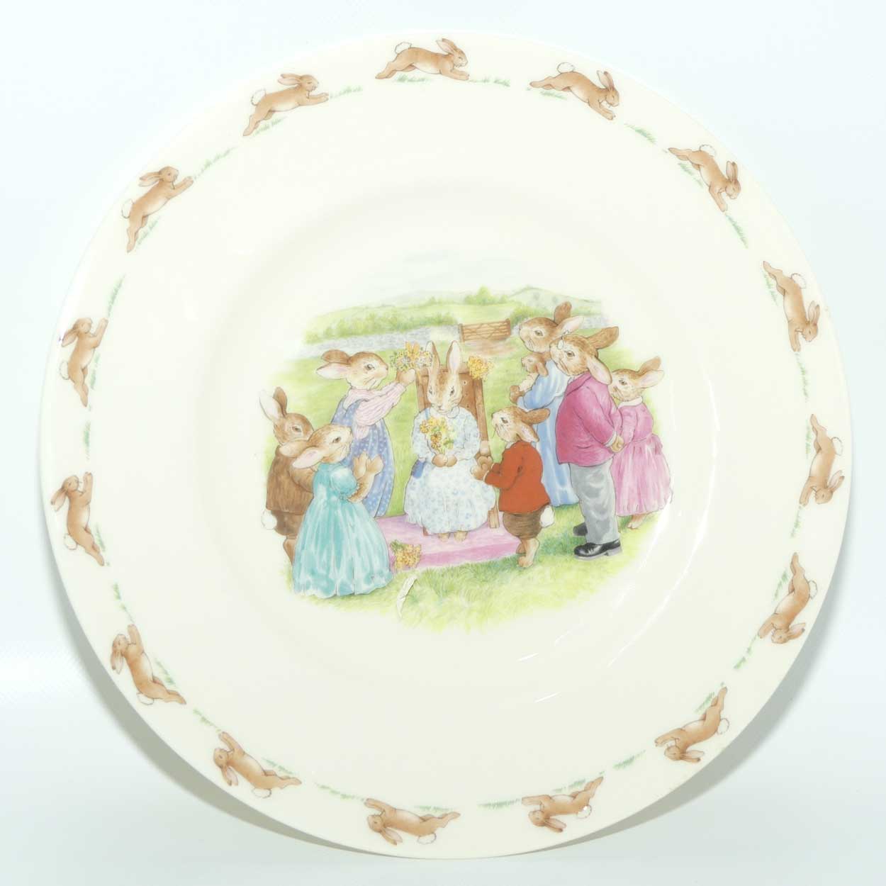 Royal Doulton Bunnykins Tableware Queen of the May plate | 20cm | original box