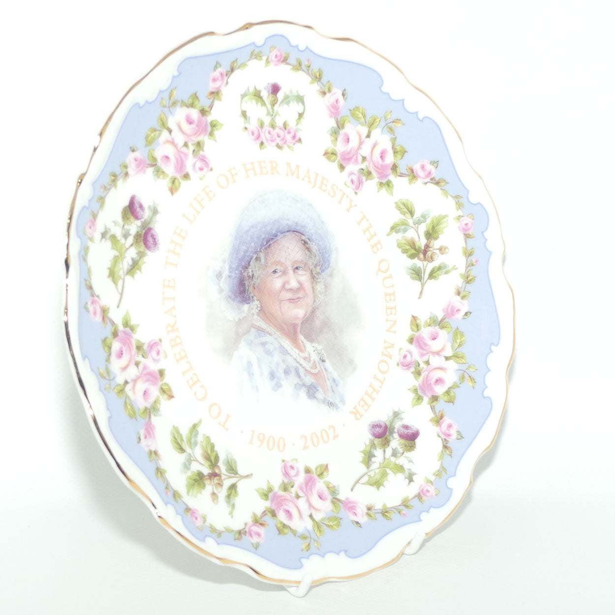 Royal Albert plate | To Celebrate the Life of Her Majesty The Queen Mother 1900 - 2002