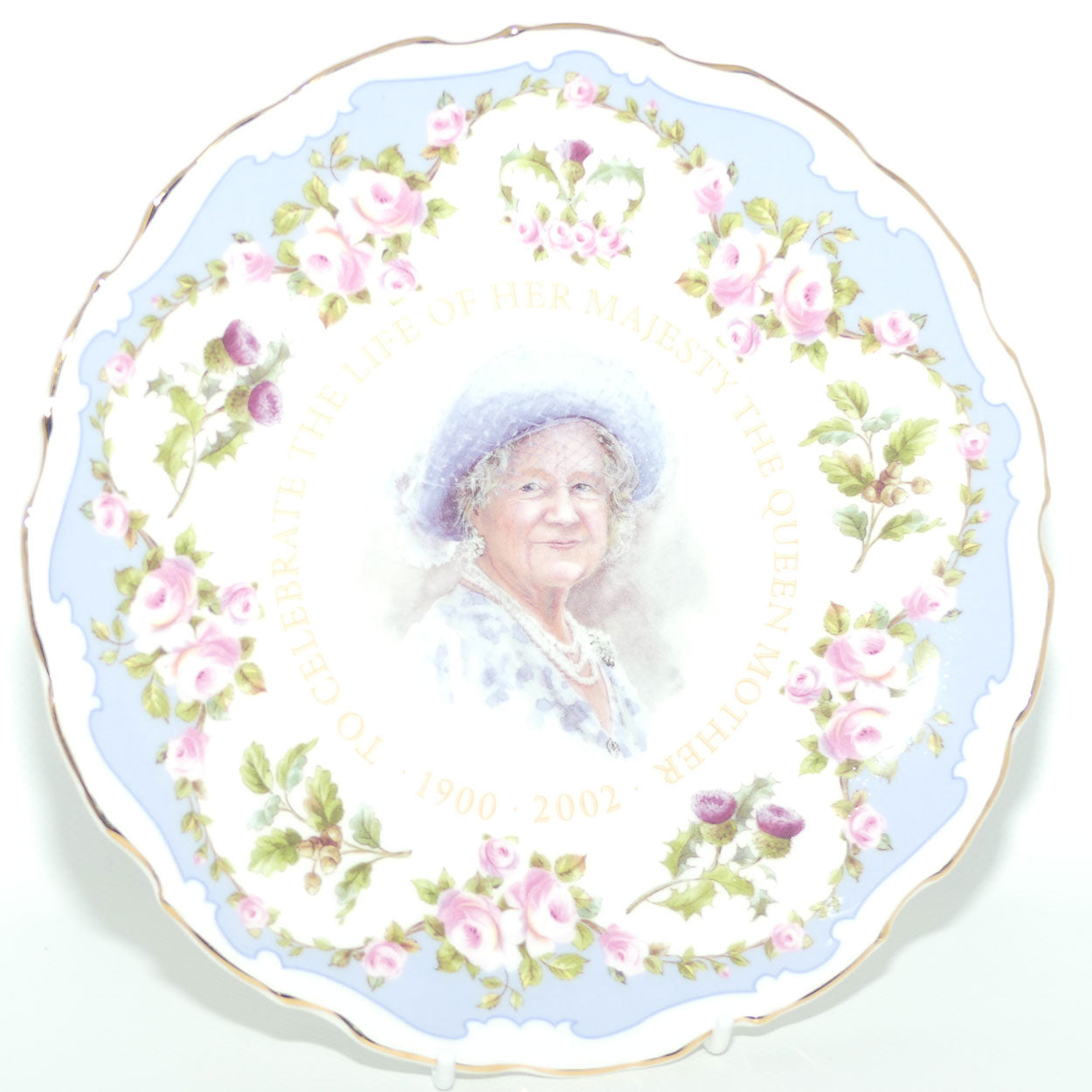 Royal Albert plate | To Celebrate the Life of Her Majesty The Queen Mother 1900 - 2002