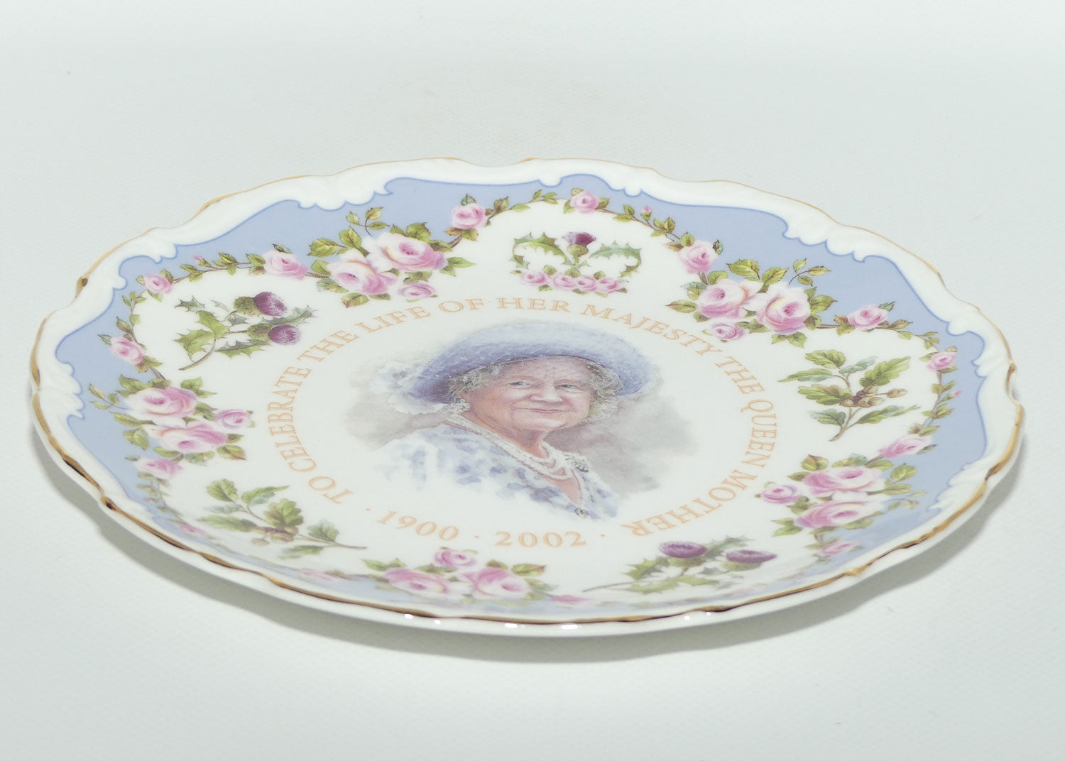 Royal Albert plate | To Celebrate the Life of Her Majesty The Queen Mother 1900 - 2002