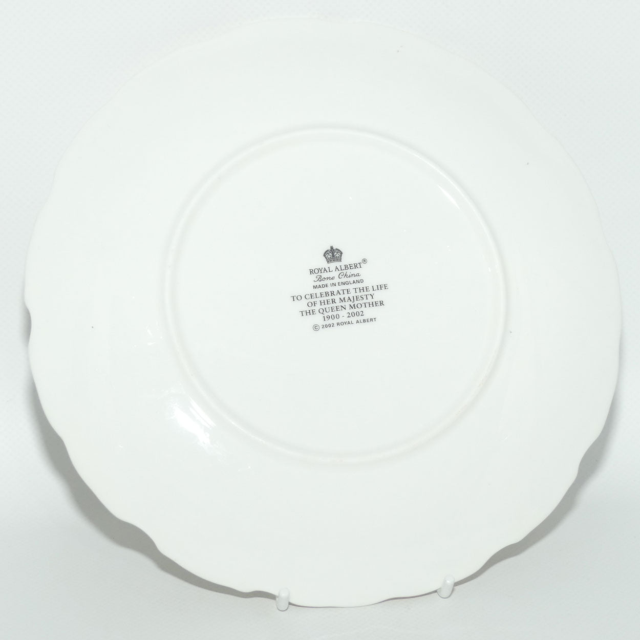 Royal Albert plate | To Celebrate the Life of Her Majesty The Queen Mother 1900 - 2002